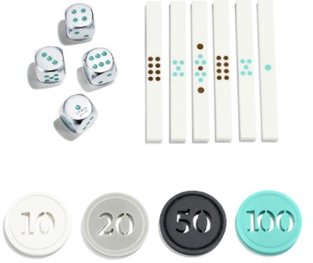 Tiffany & Co.'s Mahjong Set Comes In A Leather Box With Walnut Wood Tiles &  Silver Dice For Atas Mahjong Lovers 
