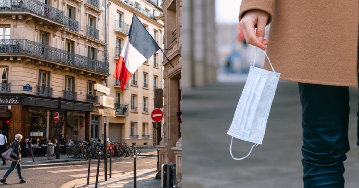 MANDATORY WEARING OF MASKS NO LONGER REQUIRED IN FRANCE