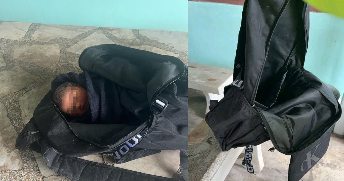 Newborn Baby Girl Abandoned in Bag by Roadside in Bangkok, Thailand