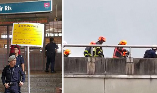 2 MRT Staff Died On Track