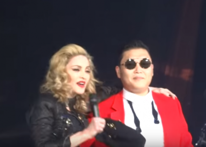 Psy And Madonna Performance
