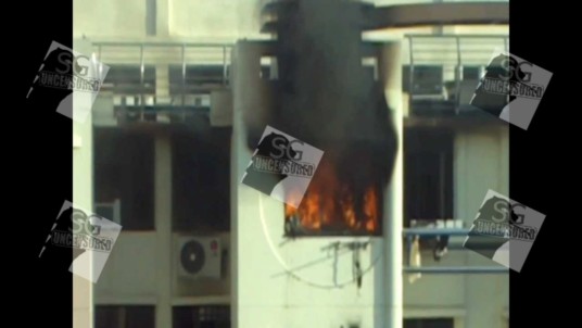 Woodlands flat set on fire by loanshark !!