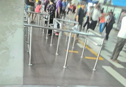 Jurong Point Bus Interchange- Hysterical Woman Beats A Old Man, Scream And Try Snatching Random Bags