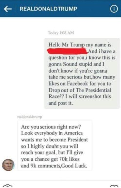 Guy Makes A Bet With Donald Trump To Drop Out Of Election