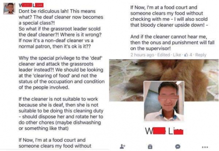 Man Supports Alice Fong(Deaf Screamer) Saying The Deaf Should Be Disposed