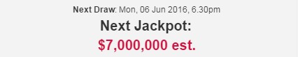 Next TOTO 7M Dollars, Take a look at the lucky outlets!