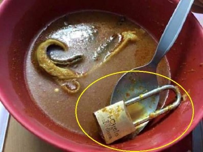 Who want eat asam with padlock?