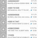 List of harassing loan shark sms numbers to block. 2