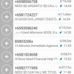List of harassing loan shark sms numbers to block. 6