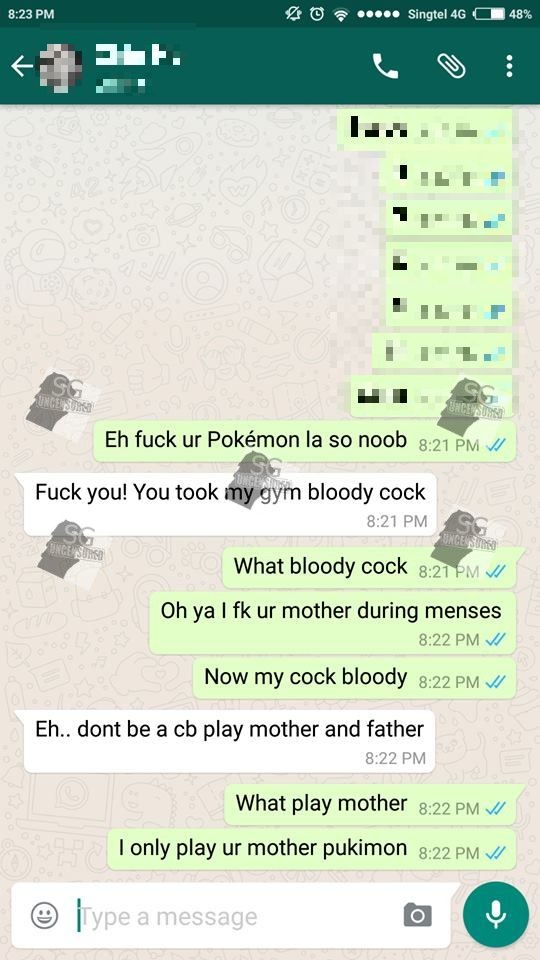 Men Argue On Whatsapp Over Pokemon Go “YOUR MOTHER PUKIMON”