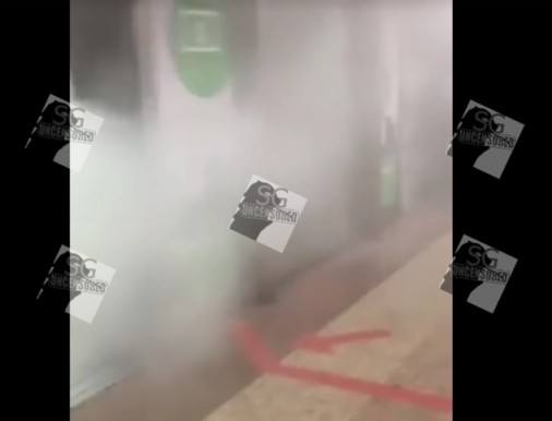 Smoke emitting from Tanjong Pagar MRT station Cause unknown(VIDEO)