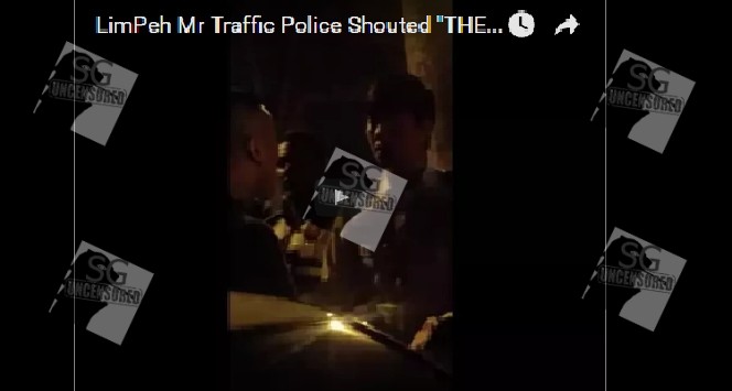 LimPeh Mr Traffic Police Shouted “THE ROAD BELONGS TO ME”(VIDEO) PT 2