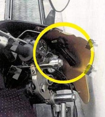 Simei residents found a gun on a parked motorcycle