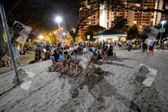 Pokemon GO At Yishun – Pile of at least 70 bags of garbage a night