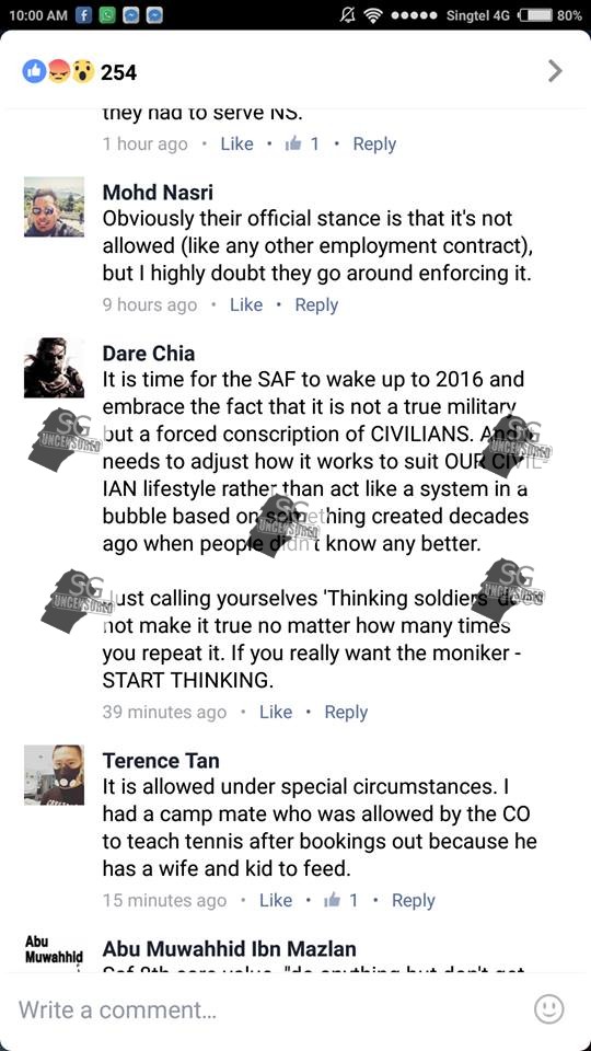 No Moonlighting In Army? Family Poor How? Dare Chia Makes A Awesome Comment