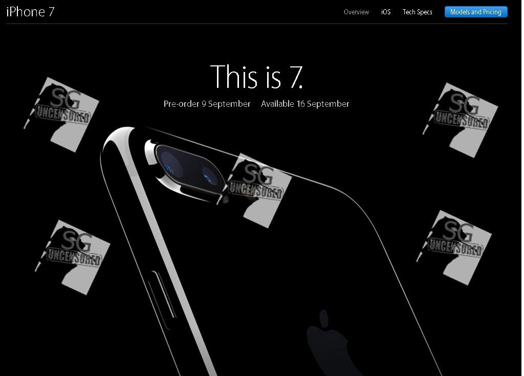 Apple Iphone 7 Pre-order starts tomorrow. Phone release on 16th sept. Details In Here