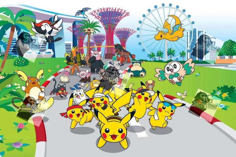 First Pokemon themed run in Singapore