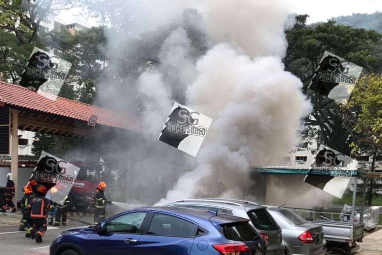 Third car catching fire at HDB carpark within four days