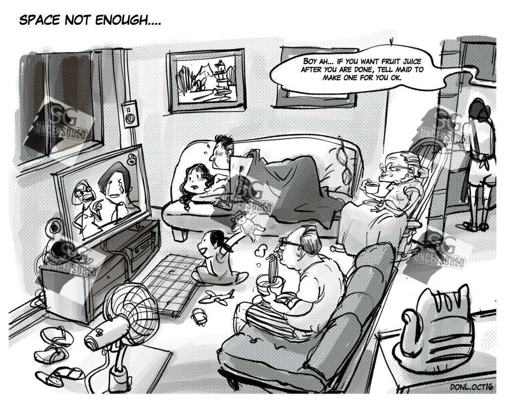 Speaking of what Senior Minister of State Josephine Teo said earlier, here is a little drawing about it.