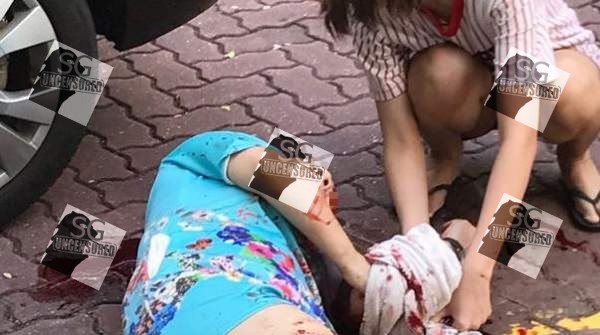 Ex Husband Chop Woman With 18CM KNIFE At Hougang Ave 9