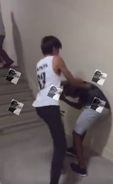 Boy beaten at staircase but parent say let’s stay calm