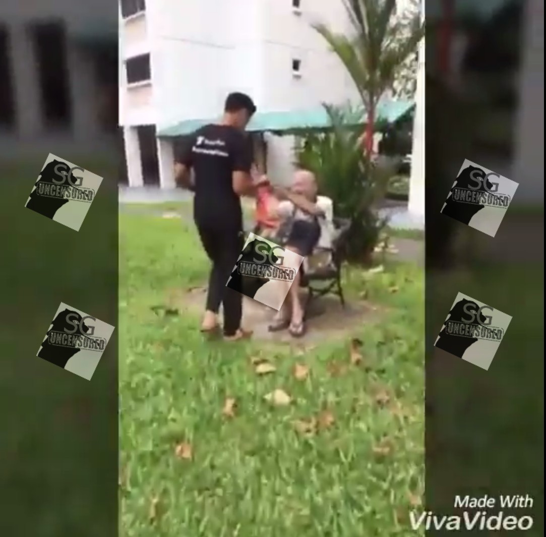 Malay boy buying rice containing pork for old man, sometime don’t judge people too quickly