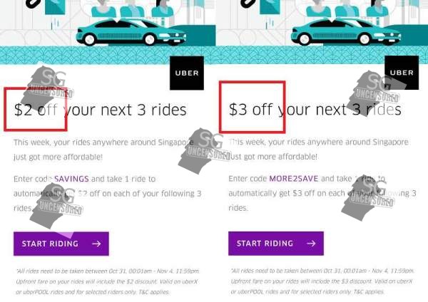 A casual user of Uber had a promotion code for a higher discount than regular user