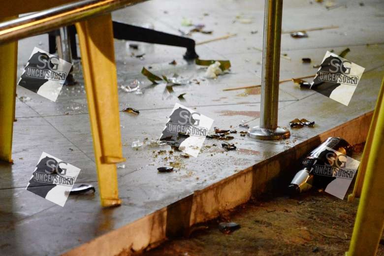 Fight Over Tissue Booked Table “YOUR MOTHER TABLE?!?!?” P*C*B”