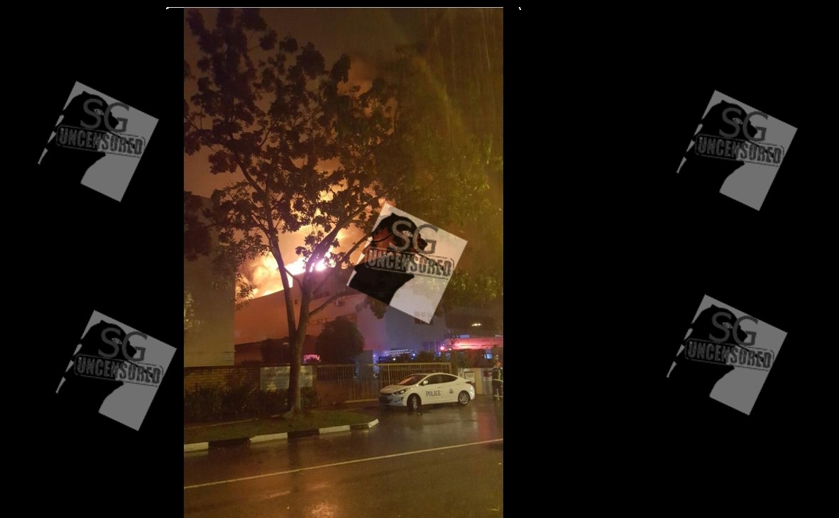 Explosion and roaring At Sungei Kadut this morning! (Video)