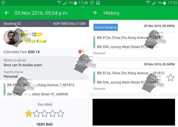 This Lao C*b GrabDriver Did Not Pick Me Up and Charge ME!!! WTF?