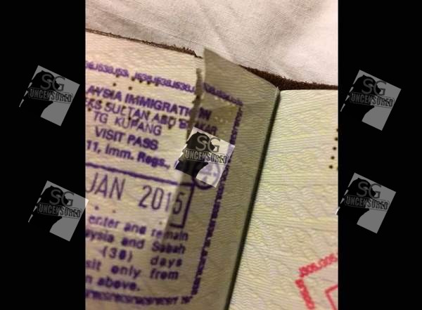 Check if your passport got tear marks, if not high chance kena deny entry to other country