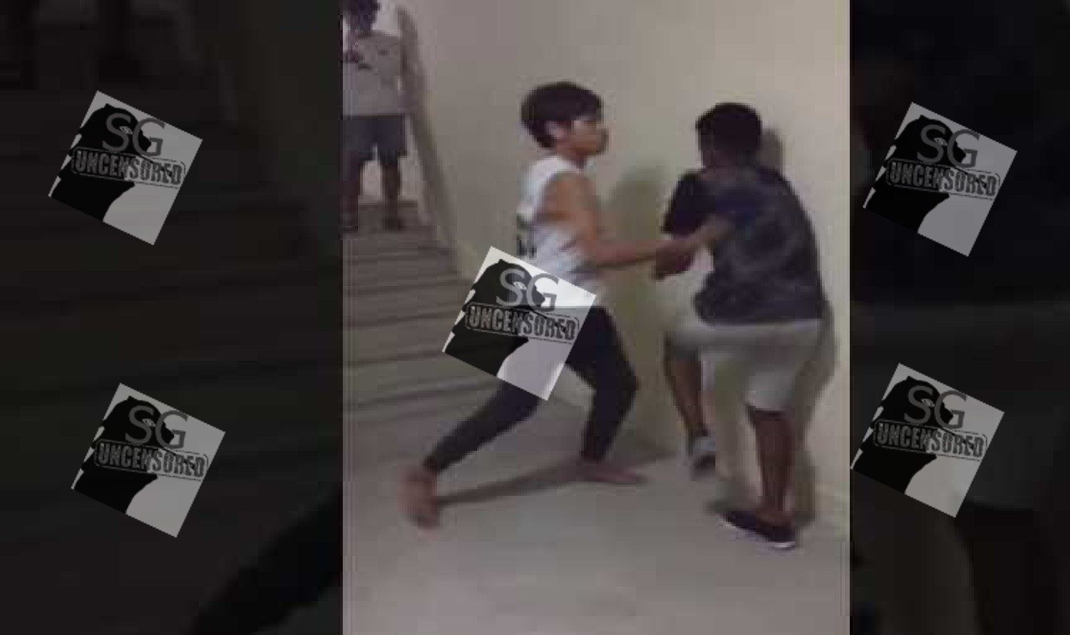 St Andrews Student Ganging And Beating Up Boy At HDB(Video)