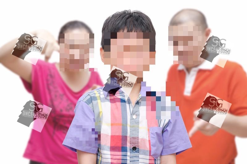 Parents scold kid stupid for giving to a begger