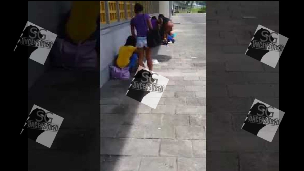 Indo Girls Fighting Outside MRT Station Over…. (Video)