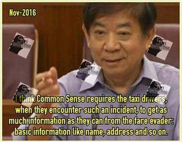 Please remember to get the name, IC number and address of the robber if you ever being rob