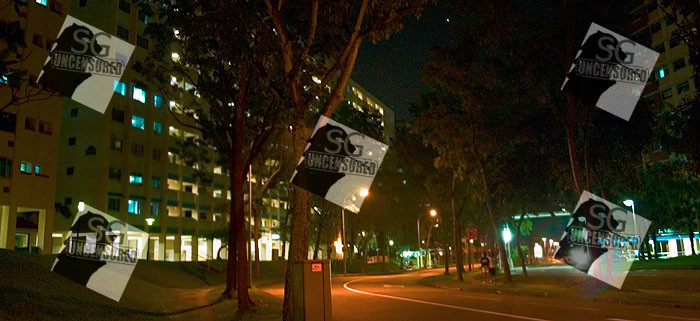 Man shouts hor Gao gan none stop at Woodlands Ave 5 At 1am