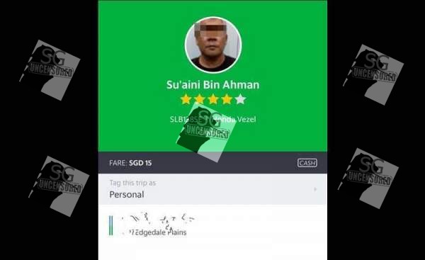 Grab driver restraining passengers by locking the doors