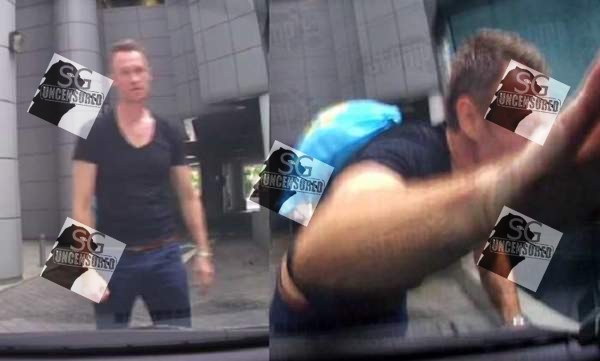 Ang Moh Attack Vehicle After Grabcar Driver Rejected To Take His Ride