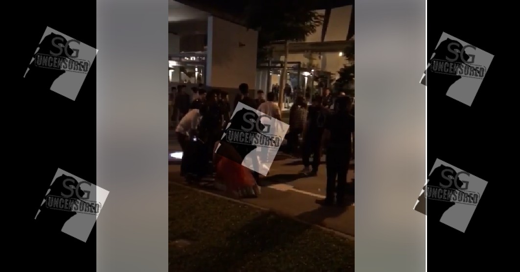 Fight at St James. Gangster Sia. Police Trying To Stop(Video)