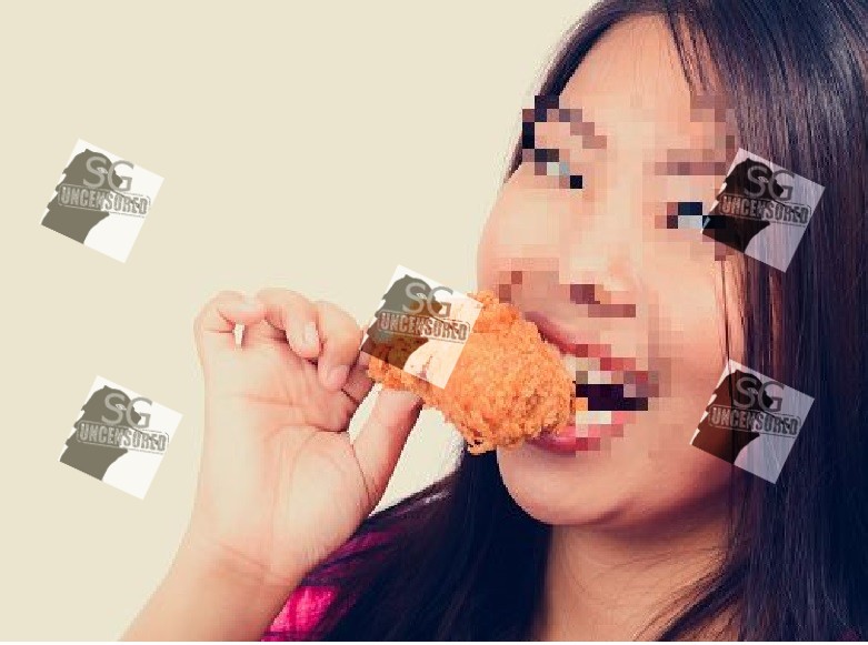 My “fat colleague” look at me as even i am fried chicken