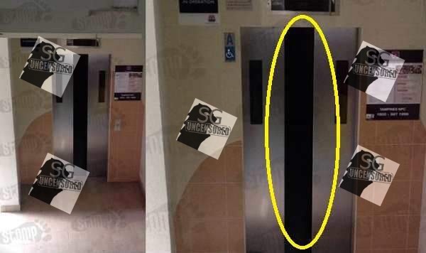 HDB Lift Spoiled, No Barricade! My Baby Girl Nearly Fell Into The HOLE!!!!