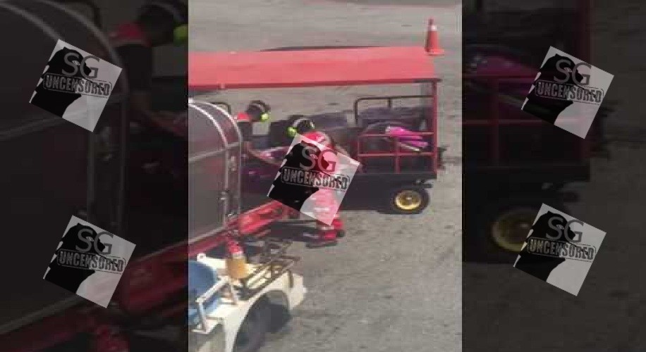 Going Holiday? See How Airasia Treats Your Luggage(Video)