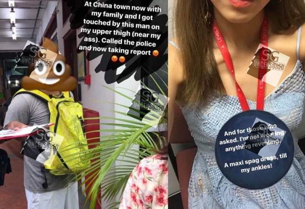 Guy Got Caught Molesting A Girl At Chinatown Bazaar