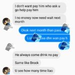 Guy Jio My GF Go Drink. No Money Return Me Still Can Go Thailand 3