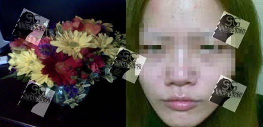 This Ugly Bit*ch In Company Order Flower Send TO HERSELF ON V DAY. FKING RETARDDDDD 