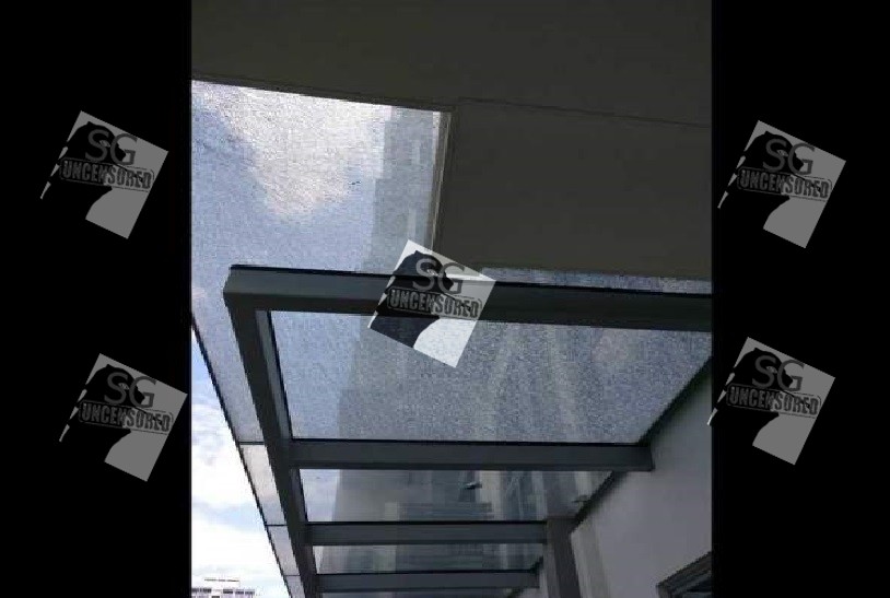 Killer Litter. Throw Battery Down From Condo. Glass Shattered.