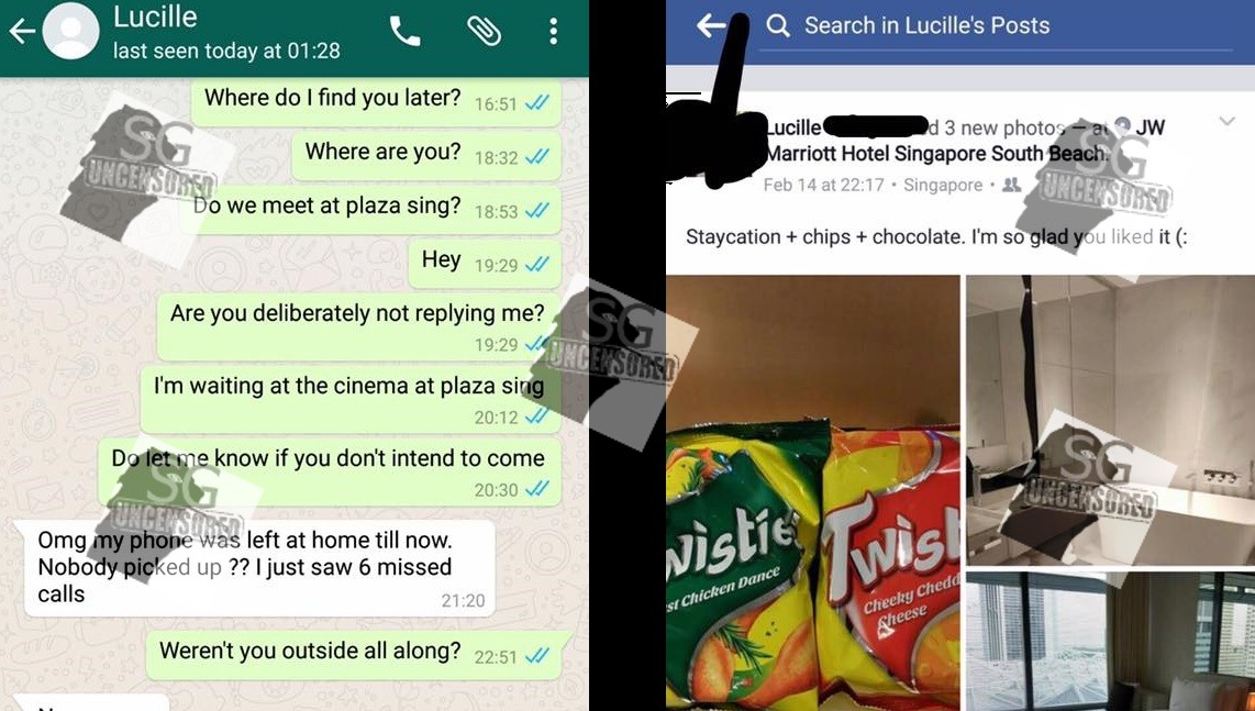 Valentine’s Day Nightmare. SG Girl Last Minute “Put Aeroplane”