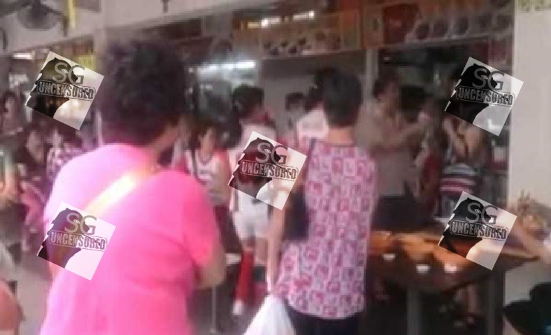 Filipina And Singapore Woman Argue At Hawker Center “SGG Claim The Filipina’s Dressing Is Disrespectful to Singapore”(Video)