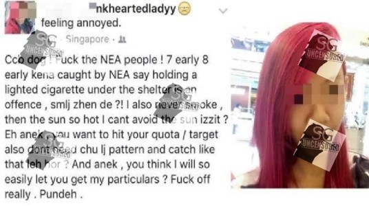 NEA WANT TO FINE SOMEONE HOLDING CIGARETTE BUT NO SMOKE!!!