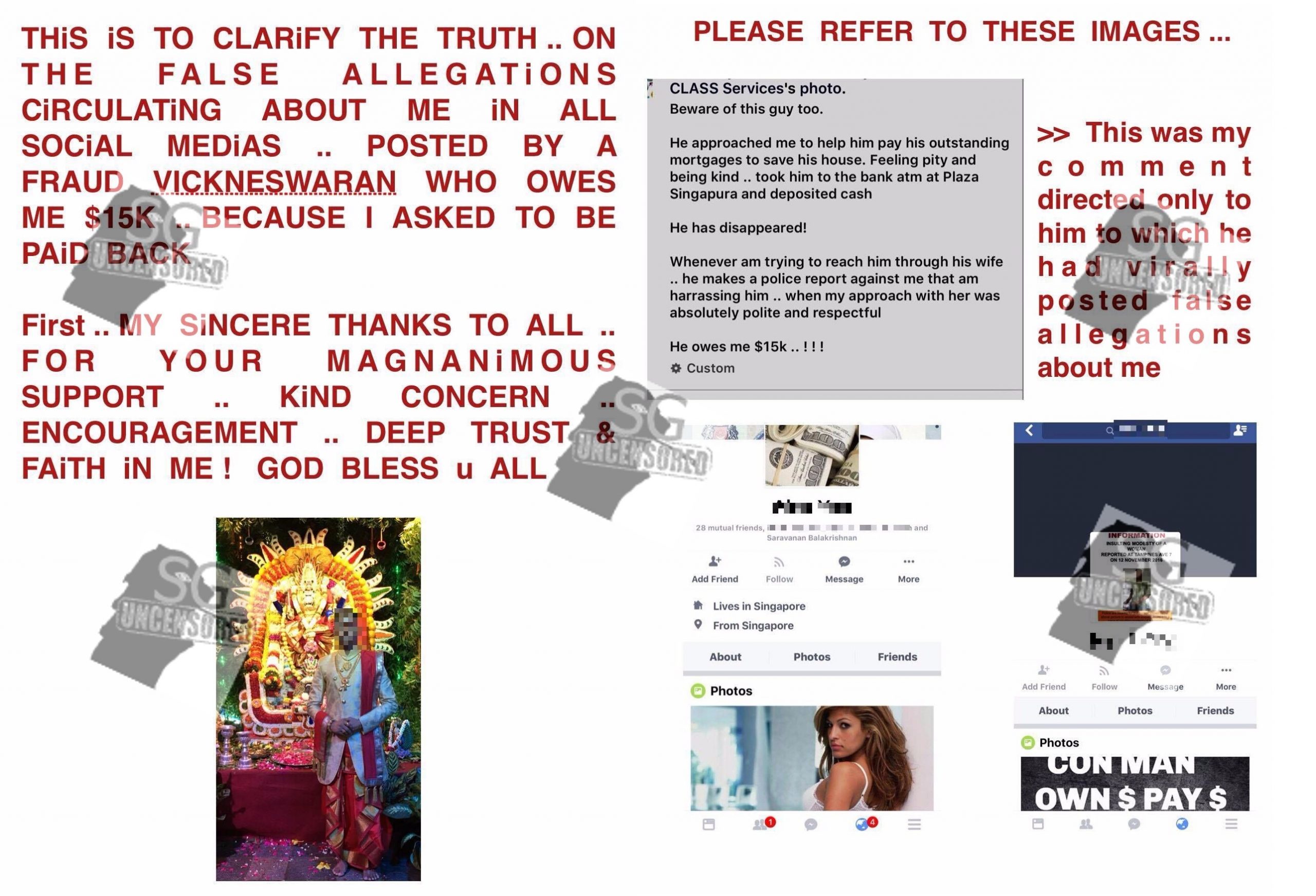 Guy Got Cheated Of $15,000 and Defame After Helping A Guy To Pay HDB Loan